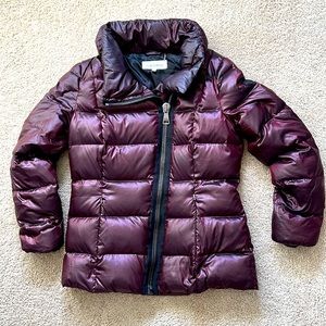 Calvin Klein purple jacket. Filler is 90% duck down.